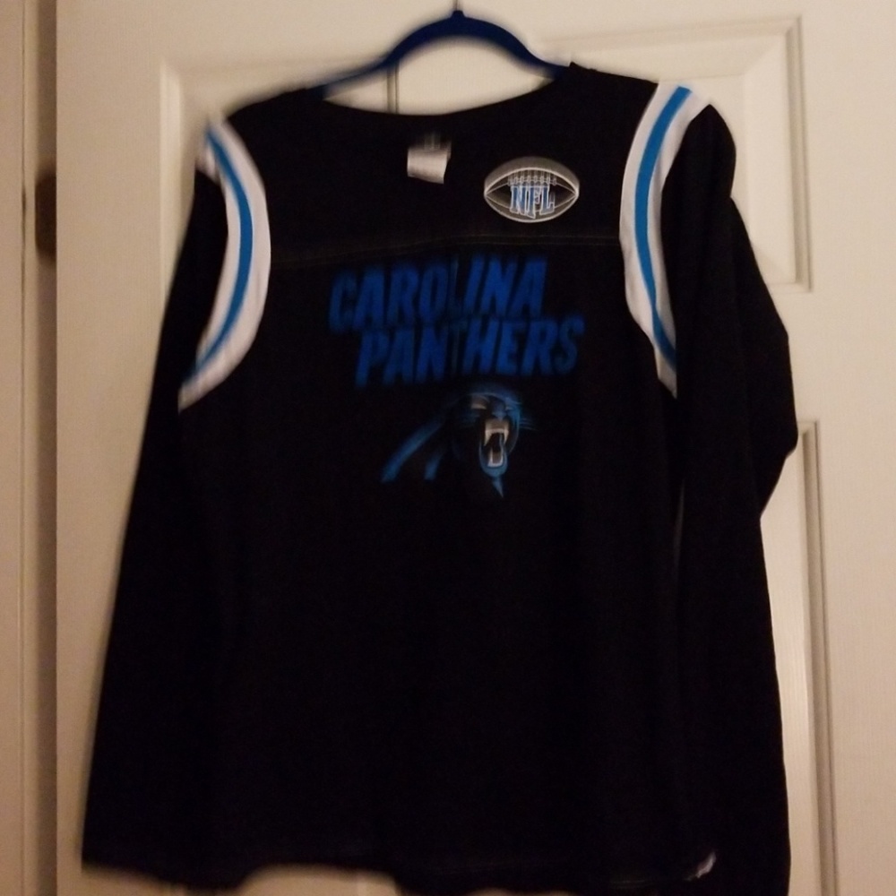 Carolina Panthers womens long sleeved shirt